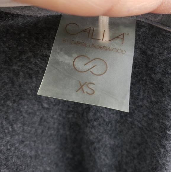 Calia Drop Tail Sweatshirt Hoodie Gray Sz XS - Picture 3 of 3